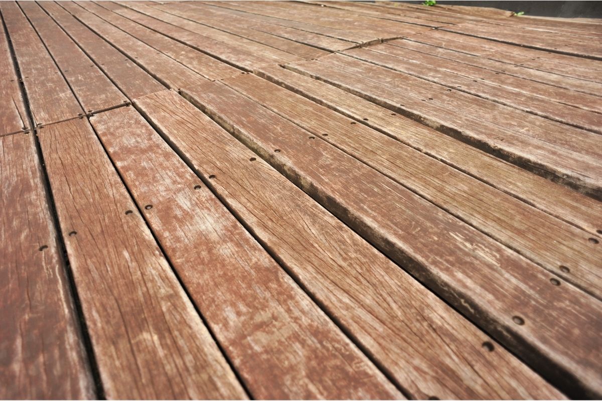 Old Wooden Deck Cape May County Deck Builders NJ