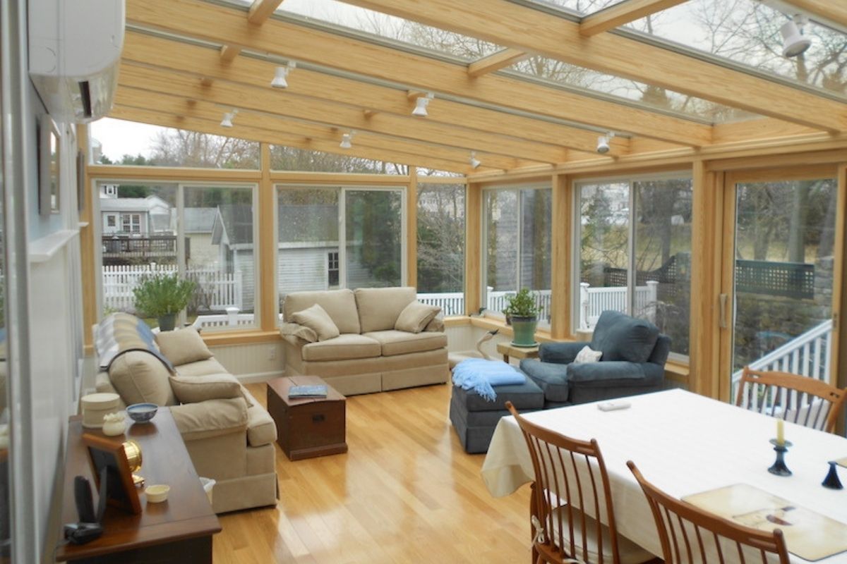 Sunroom with Interior Services in Cape May County Deck Builders NJ