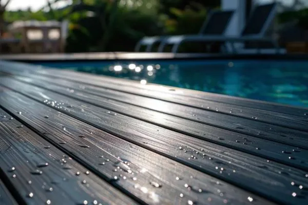 composite lumber use in pool decking